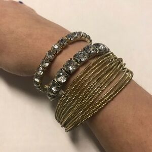 🔥3/$15🔥 Three‎ Bracelets Bangle Bundle